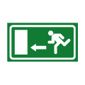 Se�al vectorial Puerta de evacuaci�n
