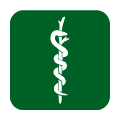 Icono médico: vara de esculapio