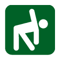 Icono médico:ejercicio, fisioterapia, rehabilitación