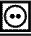 Pictograma textil vectorial: secado a m�quina ciclo Permanent Press (sint�ticos)  temperatura media