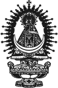 Our Lady of Tejeda vectorized for cutting plotter.