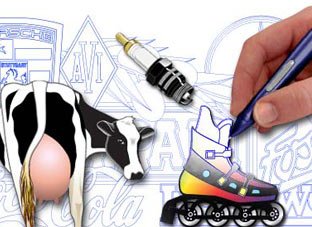 Vectorizamos logotipos, escudos, artes finales, ilustraciones, letras antiguas, calcoman�as, r�tulos, fotograf�as, etc. enfatizando y mejorando sus contornos y colores. 