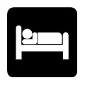 Pictograma vectorial hotel