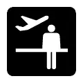 Pictograma vectorial mirador