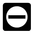 Pictograma vectorial prohibido entrar