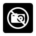 Pictograma vectorial prohibido fotografiar