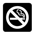 Pictograma vectorial prohibido fumar