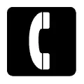 Pictograma vectorial teléfono público
