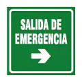 Pictograma vectorial de acceso de emergencia. Gráfico técnico para señalética de vinilo.