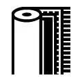 Icono vectorial de alfombras