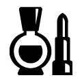 Icono vectorial de cosméticos, belleza