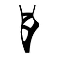 Icono vectorial de ballet, pie en punta