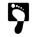 Icono vectorial de podología