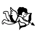 Icono vectorial de Cupido