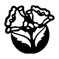 Icono vectorial de flores