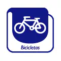 Pictograma vectorial Bicicletas