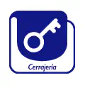 Pictograma vectorial Cerrajería