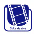 Pictograma vectorial Cines - Salas de cine