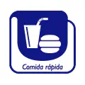 Pictograma vectorial Comida rápida