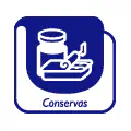 Pictograma vectorial Conservas