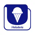Pictograma vectorial heladería