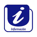Pictograma vectorial información
