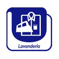 Pictograma vectorial lavandería