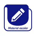 Pictograma vectorial material escolar