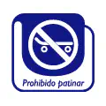 Pictograma vectorial no patinar