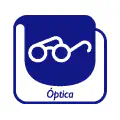 Pictograma vectorial óptica