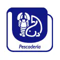 Pictograma vectorial pescadería