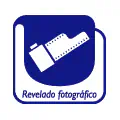 Pictograma vectorial revelado fotográfico