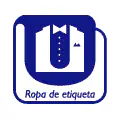 Pictograma vectorial ropa de etiqueta