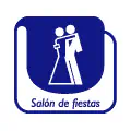 Pictograma vectorial salón de fiestas