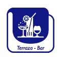 Pictograma vectorial terraza bar