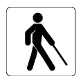 Icono vectorial: ascensor para silla de ruedas