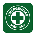 Pictograma vectorial emergencias médicas