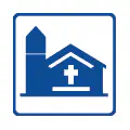 Pictograma vectorizado de Iglesia