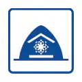 Pictograma vectorizado de Templo religioso