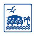Pictograma vectorizado de Pueblo costero