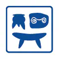 Pictograma vectorizado de Sitio histórico