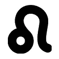 Signo Leo vectorial