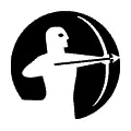 Signo Sagitario vectorial