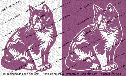 European Shorthair cat vector images available for download.