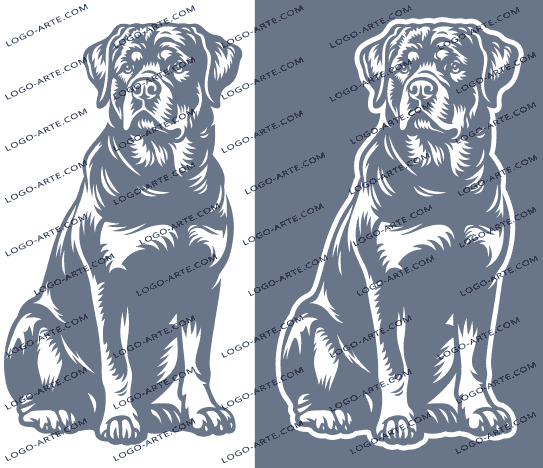 Immagini vettoriali di Rottweiler disponibili per scaricare.