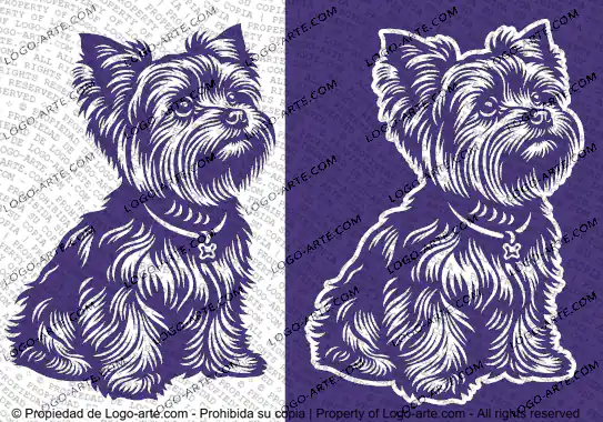 Yorkshire Terrier (Yorkie) vector images available for download.