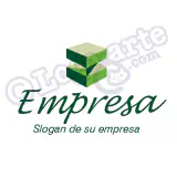 Logotipo construcción, bienes inmuebles, inmobiliaria, negocios, eventos, bloques verdes.