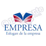 Pictograma vectorial Logotipo cultura, centro educación, lectura, librería.