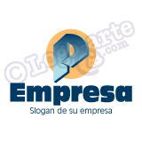 Logotipo ingeniería, industria, P, metalmecánica.