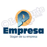 Logotipo ingeniería, industria, P, metalmecánica.